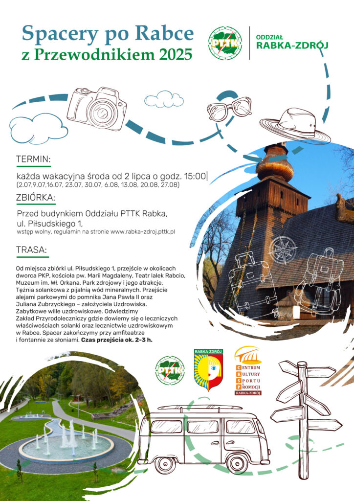Spacery po Rabce z Przewodnikiem - edycja 2025